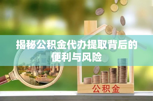 板芙揭秘公积金代办提取背后的便利与风险