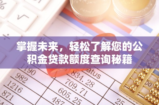 板芙掌握未来，轻松了解您的公积金贷款额度查询秘籍