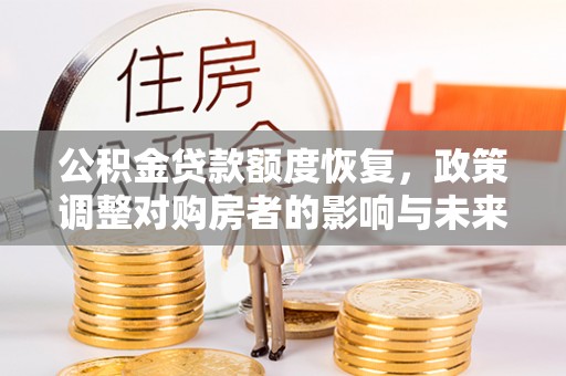 板芙公积金贷款额度恢复，政策调整对购房者的影响与未来展望