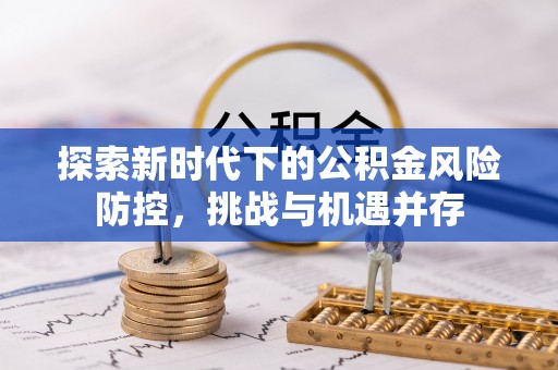 板芙探索新时代下的公积金风险防控，挑战与机遇并存