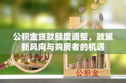 板芙公积金贷款额度调整，政策新风向与购房者的机遇