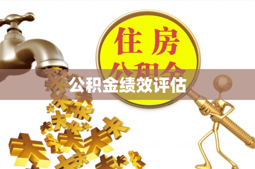 板芙公积金绩效评估