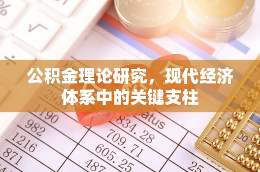板芙公积金理论研究，现代经济体系中的关键支柱