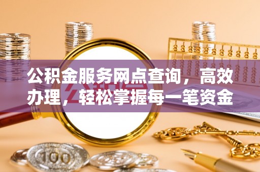 板芙公积金服务网点查询，高效办理，轻松掌握每一笔资金动态