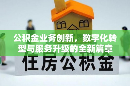 板芙公积金业务创新，数字化转型与服务升级的全新篇章