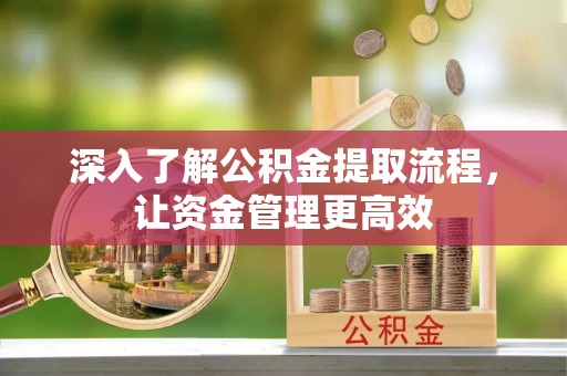板芙深入了解公积金提取流程，让资金管理更高效