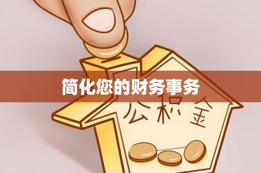 板芙简化您的财务事务