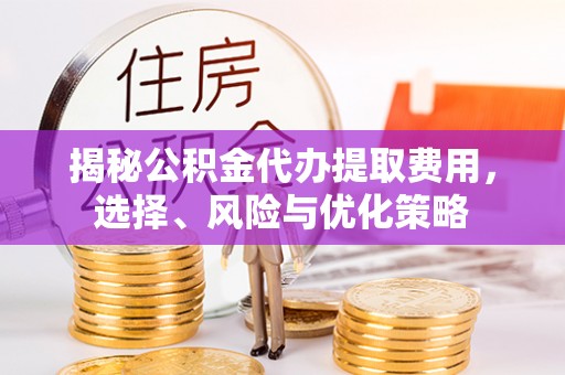 板芙揭秘公积金代办提取费用，选择、风险与优化策略