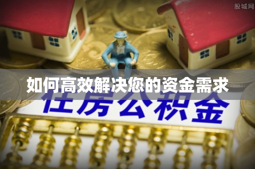 板芙如何高效解决您的资金需求